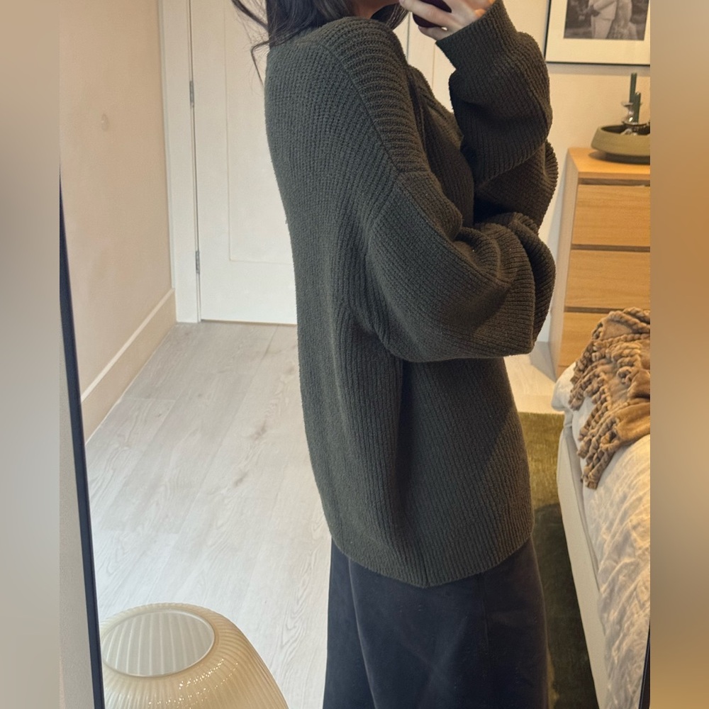 Revolve Olive Green Sweater - Picture 2 of 3